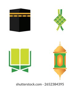 Ramadan-Symbole oder Elemente mit coolen Designs
