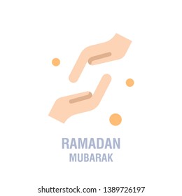 Ramadan icons. Muslim islam prayer and ramadan kareem thin line icons set. Modern flat style symbols isolated on white for infographics or web use. 