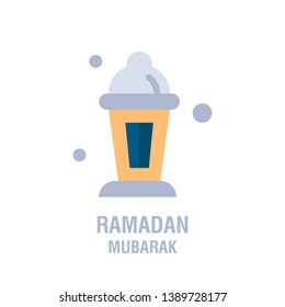 Ramadan icons. Muslim islam prayer and ramadan kareem thin line icons set. Modern flat style symbols isolated on white for infographics or web use. 