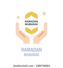 Ramadan icons. Muslim islam prayer and ramadan kareem thin line icons set. Modern flat style symbols isolated on white for infographics or web use. 