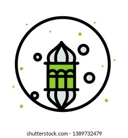 Ramadan icons. Muslim islam prayer and ramadan kareem thin line icons set. Modern flat style symbols isolated on white for infographics or web use. 