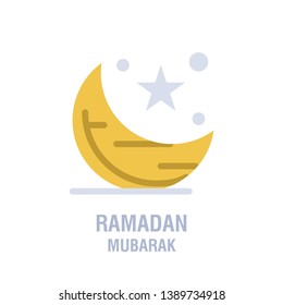 Ramadan icons. Muslim islam prayer and ramadan kareem thin line icons set. Modern flat style symbols isolated on white for infographics or web use. 