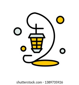 Ramadan icons. Muslim islam prayer and ramadan kareem thin line icons set. Modern flat style symbols isolated on white for infographics or web use. 