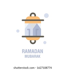 Ramadan icons. Muslim islam prayer and ramadan kareem thin line icons set. Modern flat style symbols isolated on white for infographics or web use. 