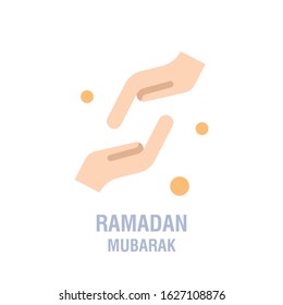 Ramadan icons. Muslim islam prayer and ramadan kareem thin line icons set. Modern flat style symbols isolated on white for infographics or web use. 