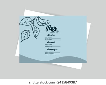 Ramadan iftar food menu vector template design for restaurant