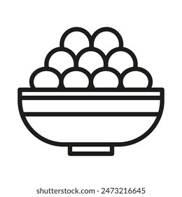 Ramadan Iftar Meal Icon Ideal for Community Feasting and Breaking Fast