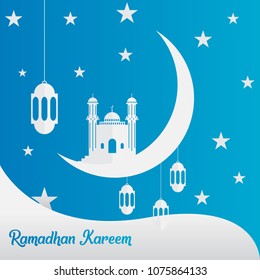 Ramadan illustration for mosque