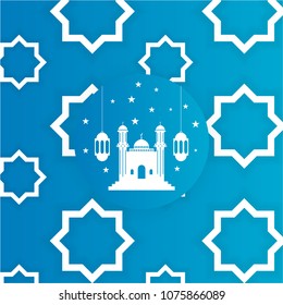 Ramadan illustration for mosque