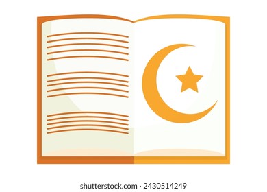 Ramadan Islamic Flat Sticker Design