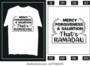 Ramadan, Jummah, Kaaba, Arafah  Friday Custom Type T-Shirt Design