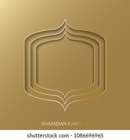 Ramadan Kareem 3D Paper
