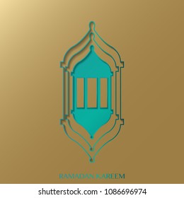 Ramadan Kareem 3D Paper
