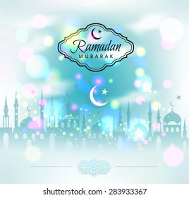 Ramadan Kareem abstract background.