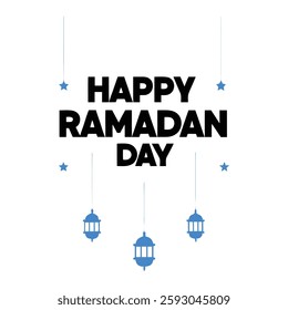 Ramadan Kareem abstract template with post poster or banner design 