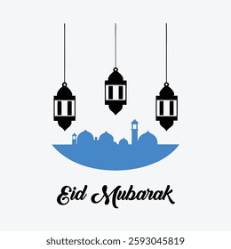 Ramadan Kareem abstract template with post poster or banner design 
