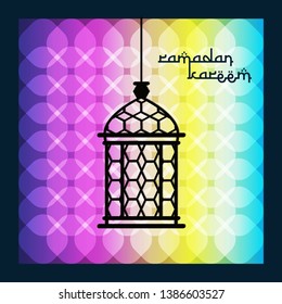 ramadan kareem- ads, flyer, invitation, greeting card. Islamic background,lentern and mosque