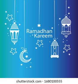 Ramadan Kareem Arabic Background, Ramadan Kareem beautiful greeting card with arabic calligraphy, template for menu, invitation, poster, banner, card for the celebration of Muslim community festival.