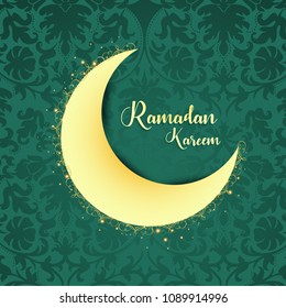 Ramadan Kareem Arabic calligraphy, Ramadan Kareem beautiful greeting card with arabic calligraphy, template for menu, invitation, poster, banner, card for the celebration of Muslim community festival.