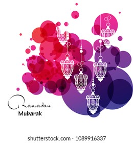 Ramadan Kareem Arabic calligraphy, Ramadan Kareem beautiful greeting card with arabic calligraphy, template for menu, invitation, poster, banner, card for the celebration of Muslim community festival.