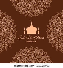 Ramadan Kareem Arabic calligraphy beautiful greeting card  eps 10 vector