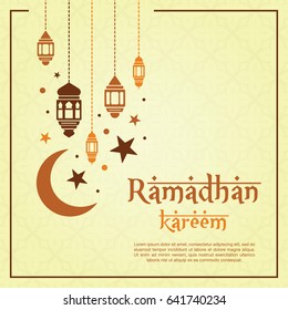 Ramadan Kareem Arabic calligraphy, Ramadan Kareem beautiful greeting card with arabic calligraphy, template for menu, invitation, poster, banner, card for the celebration of Muslim community festival