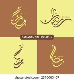 Ramadan Kareem Arabic Calligraphy designs, Ramadan Mubarak, Calligraphy Packs, Ramadan Collections, Ramadan 2025