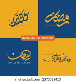 Ramadan Kareem Arabic Calligraphy designs, Ramadan Mubarak, Calligraphy Packs, Ramadan Collections, Ramadan 2025