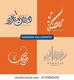 Ramadan Kareem Arabic Calligraphy designs, Ramadan Mubarak, Calligraphy Packs, Ramadan Collections, Ramadan 2025