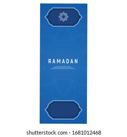 Caligrafía árabe de Ramadán kareem y linterna tradicional para recibir antecedentes islámicos
