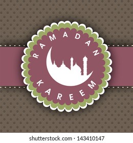 Ramadan Kareem background.