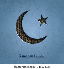 Ramadan Kareem background, Arabic ornament, Islamic pattern background