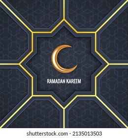 Ramadan Kareem background banner Vector