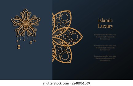 ramadan kareem background banner vector set with luxury ornament ramadan eid mubarak background