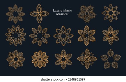 ramadan kareem background banner vector set with luxury ornament ramadan eid mubarak background
