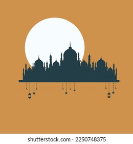 ramadan kareem background banner vector set with luxury ornament ramadan eid mubarak background