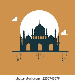 ramadan kareem Hintergrund Banner-Vektorset mit luxuriösem Ornament Rmadan eid mubarak Hintergrund
