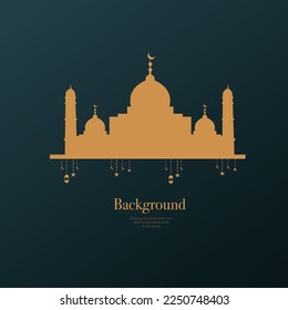 banner de fondo ramadan kareem conjunto con el adorno de lujo ramadan eid mubarak fondo