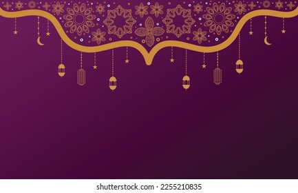 banner de fondo ramadan kareem conjunto con el adorno de lujo ramadan eid mubarak fondo