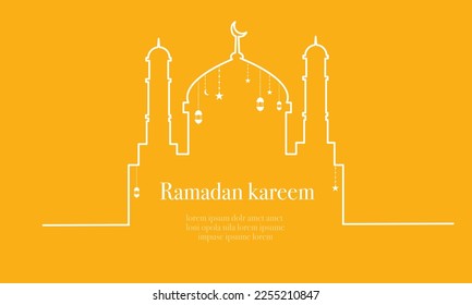 ramadan kareem background banner vector set with luxury ornament ramadan eid mubarak background