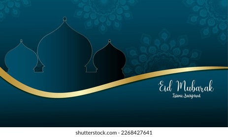 Ramadan kareem background banner vector set with luxury ornament ramadan eid mubarak background