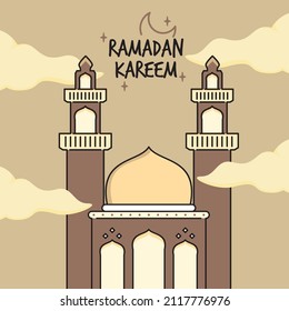 Ramadan Kareem For Background Design