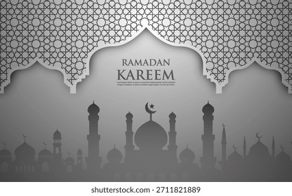 Ramadán Kareem Diseño de fondo. Ilustración vectorial Abstractas para tarjetas de felicitación, carteles y Anuncios.