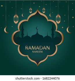 Ramadan kareem background design, modern islamic banner collection, arabic, ied mubarak celebration,  poster, flyer, advertising illustration design vector 