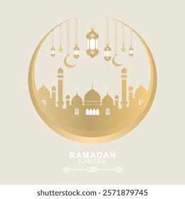 Ramadan kareem background design, modern islamic banner collection, arabic, ied mubarak celebration, poster, flyer, advertising illustration design vector