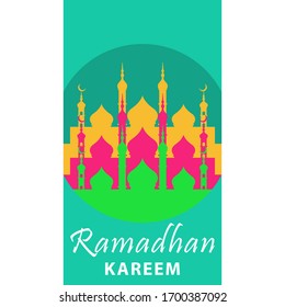 plantilla de diseño de fondo ramadan kareem. ilustración vectorial.