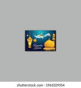 Ramadan Kareem Background Design Template