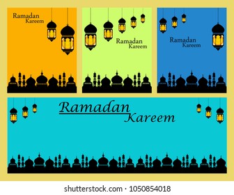 ramadan kareem background design vector. ramadan abstract background graphic template design.