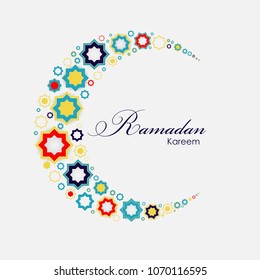 Ramadan Kareem Background Design. Vector Illustration EPS10