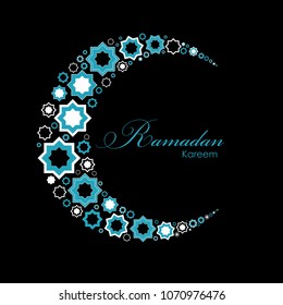 Ramadan Kareem Background Design. Vector Illustration EPS10